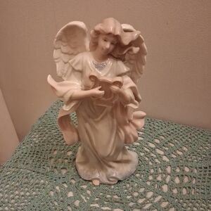 Graceful Angel Figurine with  Harp